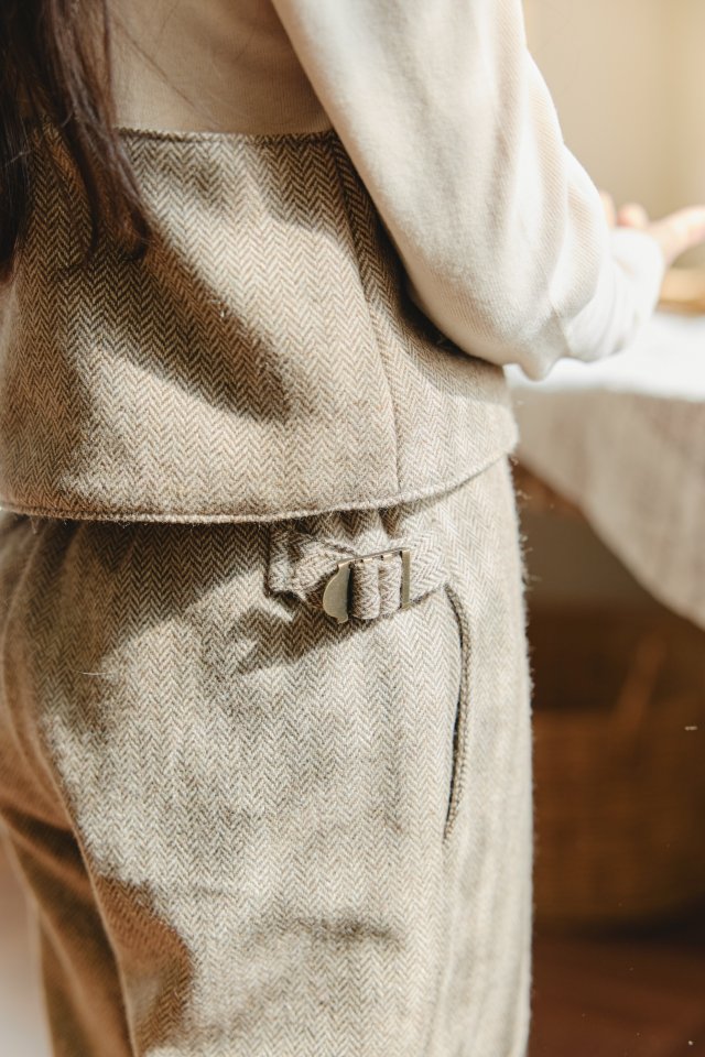 Mon Atelier - Korean Children Fashion - #kidzfashiontrend - Herringbone Pants - 7