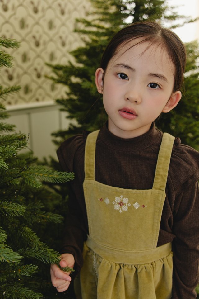 Mon Atelier - Korean Children Fashion - #kidzfashiontrend - Vintage Embroidered One-piece - 8