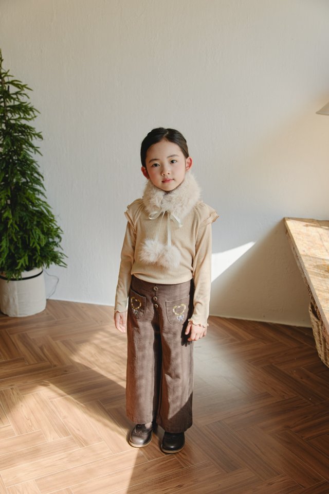 Mon Atelier - Korean Children Fashion - #kidzfashiontrend - Pom Pom Neck Warmer - 3