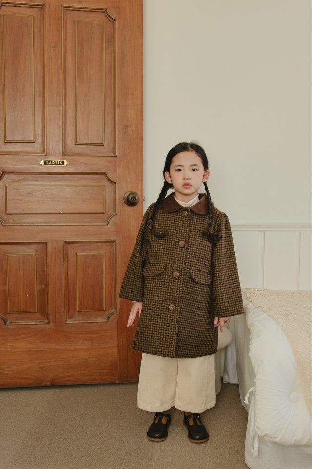 Mon Atelier - Korean Children Fashion - #Kfashion4kids - Scotland Coat - 4