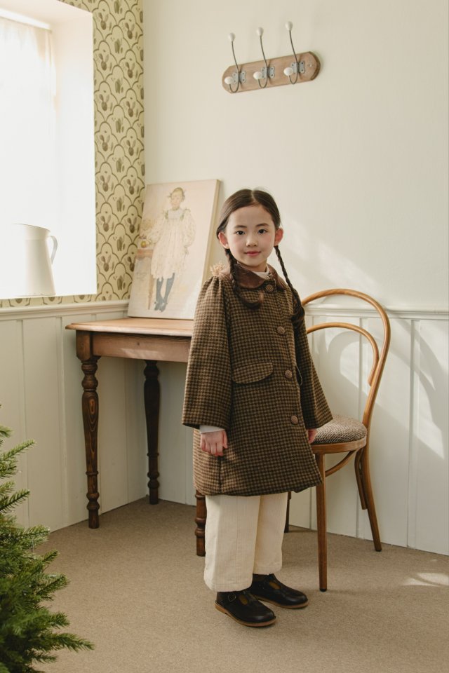 Mon Atelier - Korean Children Fashion - #magicofchildhood - Scotland Coat - 5