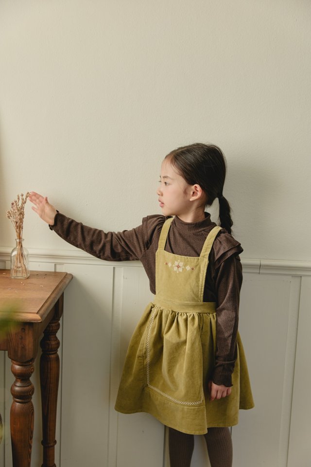 Mon Atelier - Korean Children Fashion - #magicofchildhood - Vintage Embroidered One-piece - 11