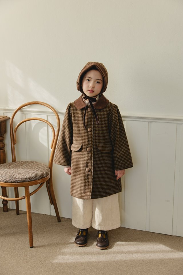 Mon Atelier - Korean Children Fashion - #minifashionista - Scotland Coat - 6