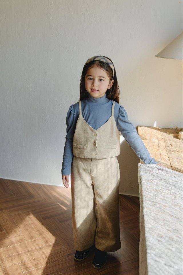Mon Atelier - Korean Children Fashion - #prettylittlegirls - Herringbone Pants - 12