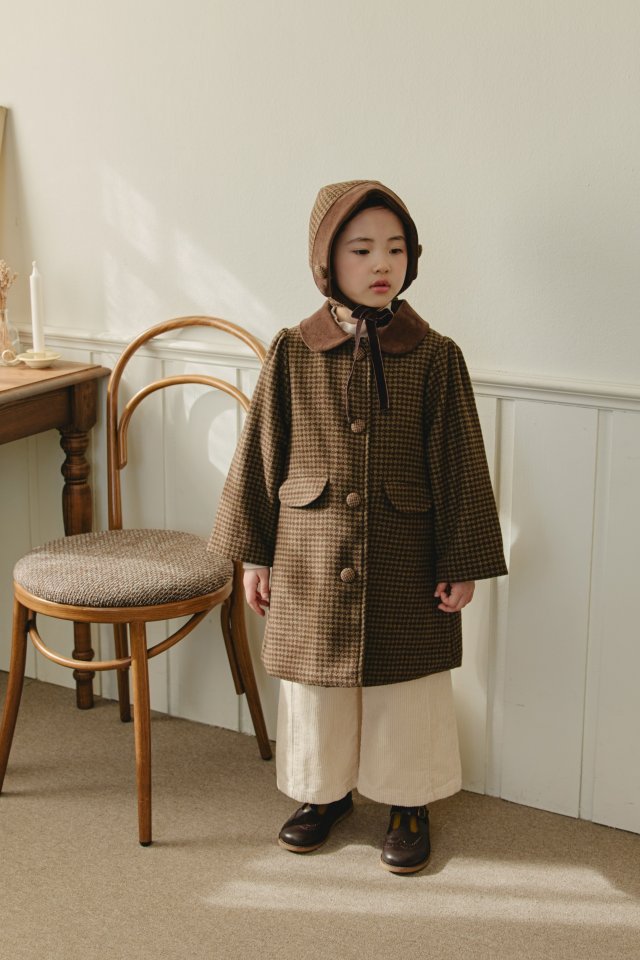 Mon Atelier - Korean Children Fashion - #prettylittlegirls - Scotland Coat - 7