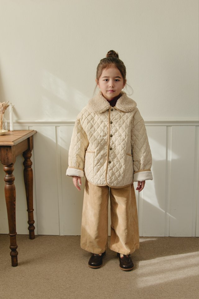 Mon Atelier - Korean Children Fashion - #stylishchildhood - Classic Quilted Jacket - 3