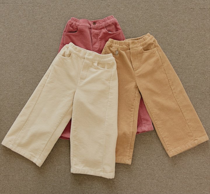 Mon Atelier - Korean Children Fashion - #toddlerclothing - Corduroy Pants - 12
