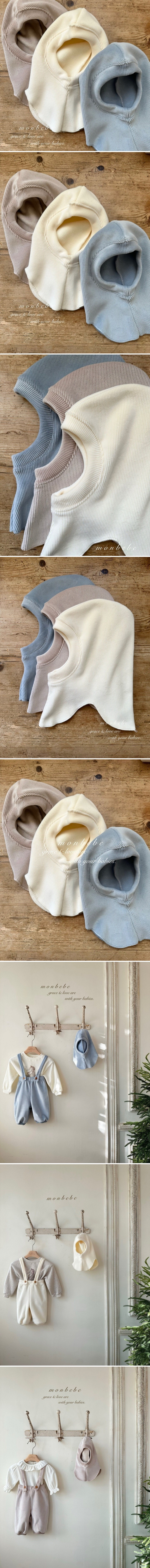 Monbebe - Korean Baby Fashion - #babywear - W Rib Balaclava