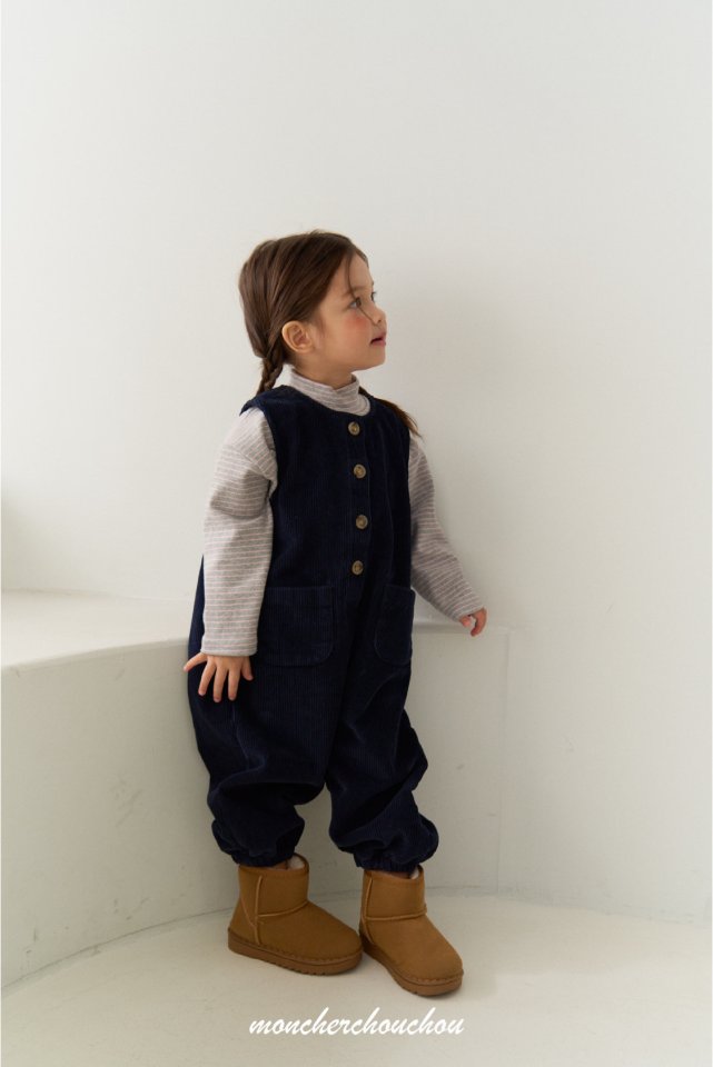 Moncher Chouchou - Korean Baby Fashion - #babyboutique - Bello Overalls - 7