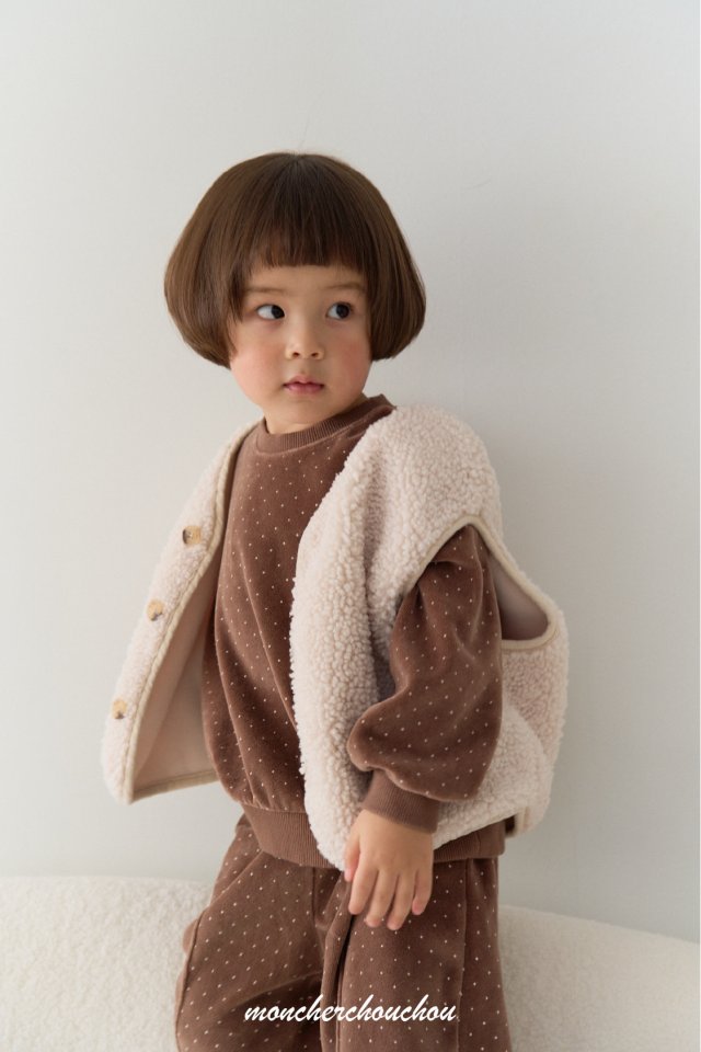 Moncher Chouchou - Korean Baby Fashion - #babyboutique - Lodi Fleece Vest - 9
