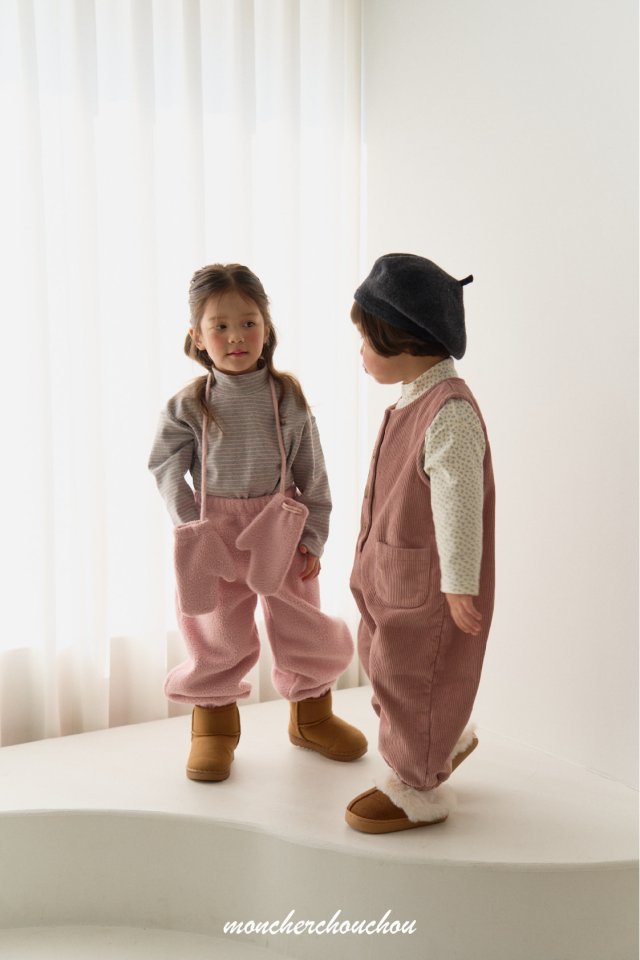 Moncher Chouchou - Korean Baby Fashion - #babyboutiqueclothing - Lodu Fleece Pants - 9