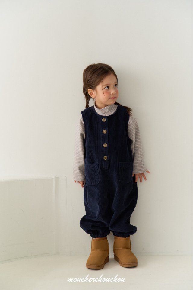 Moncher Chouchou - Korean Baby Fashion - #babyboutiqueclothing - Bello Overalls - 8