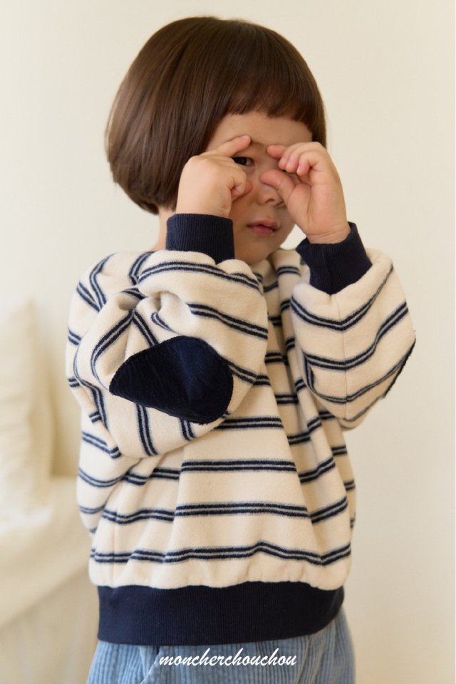 Moncher Chouchou - Korean Baby Fashion - #babyfashion - Roha Stripe Sweatshirt - 6
