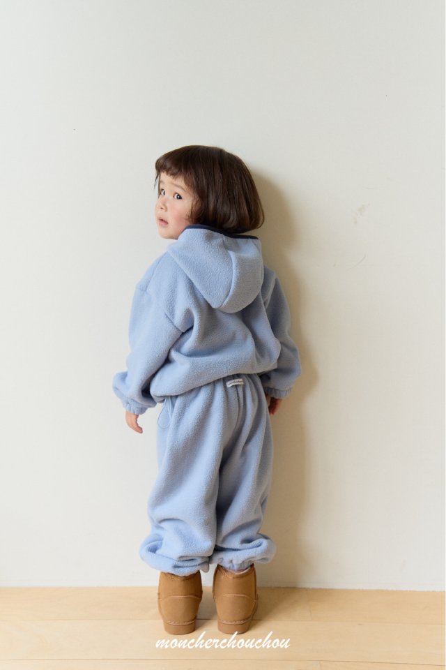 Moncher Chouchou - Korean Baby Fashion - #babyfever - Mellow Fleece Set Up - 3