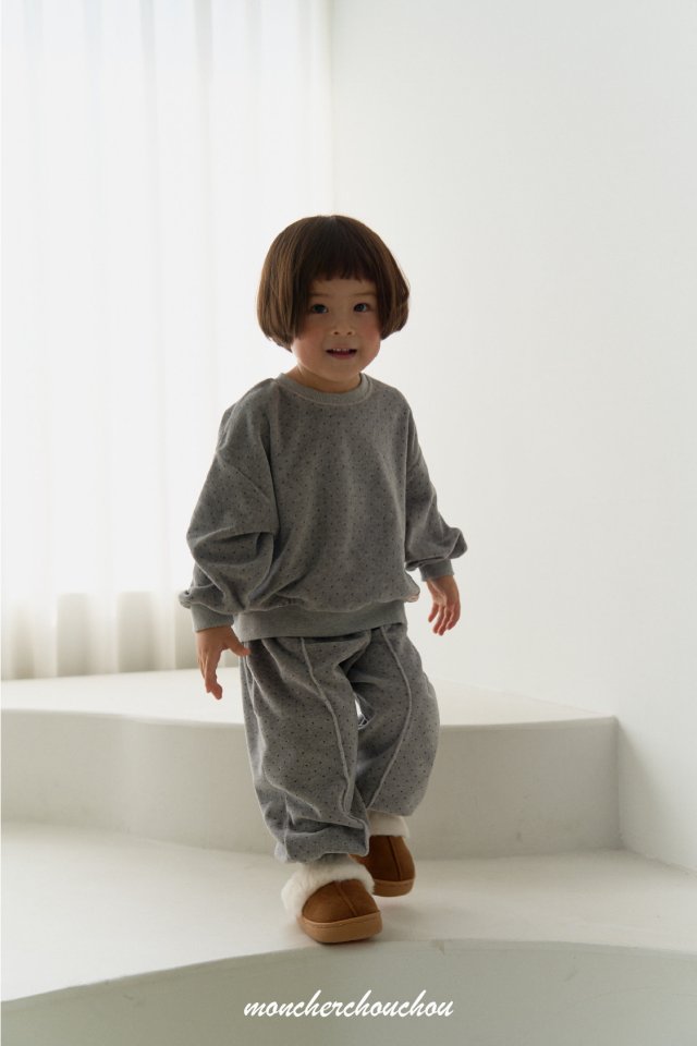 Moncher Chouchou - Korean Baby Fashion - #babyfever - Meli Top Bottom Set - 3
