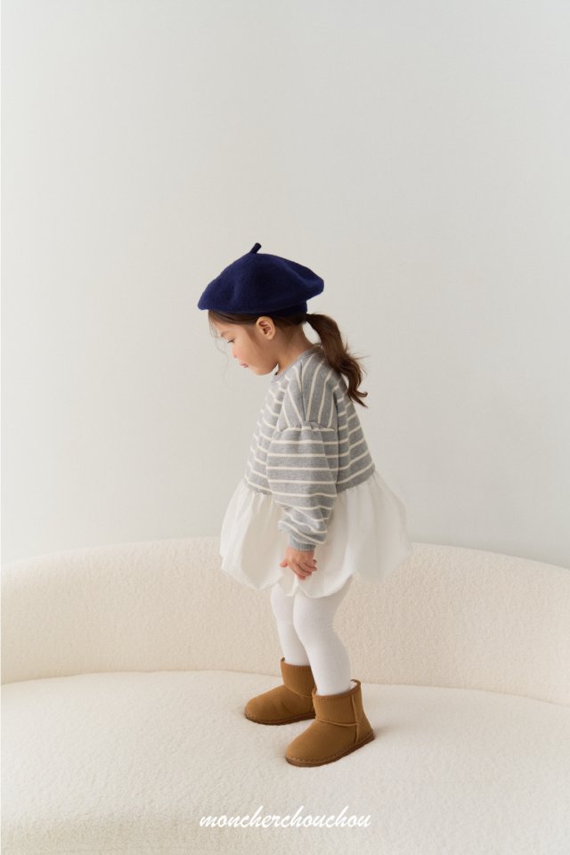 Moncher Chouchou - Korean Baby Fashion - #babygirlfashion - Ben Balloon Tee - 11