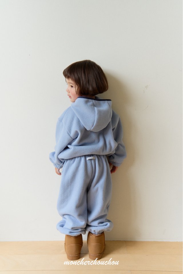 Moncher Chouchou - Korean Baby Fashion - #babyfever - Mellow Fleece Set Up - 4