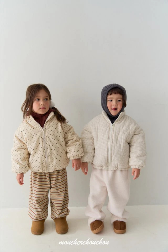 Moncher Chouchou - Korean Baby Fashion - #babygirlfashion - Loti Fleece Padding - 5
