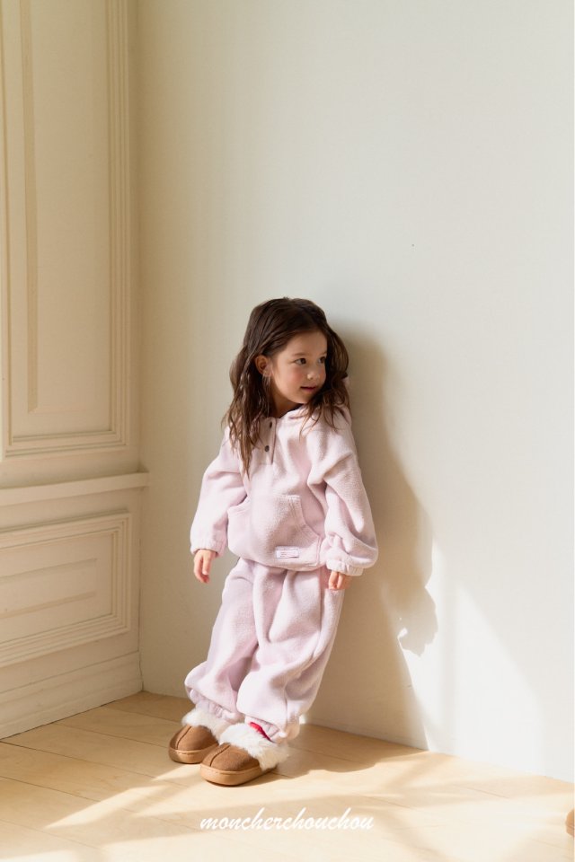 Moncher Chouchou - Korean Baby Fashion - #babylifestyle - Mellow Fleece Set Up - 5