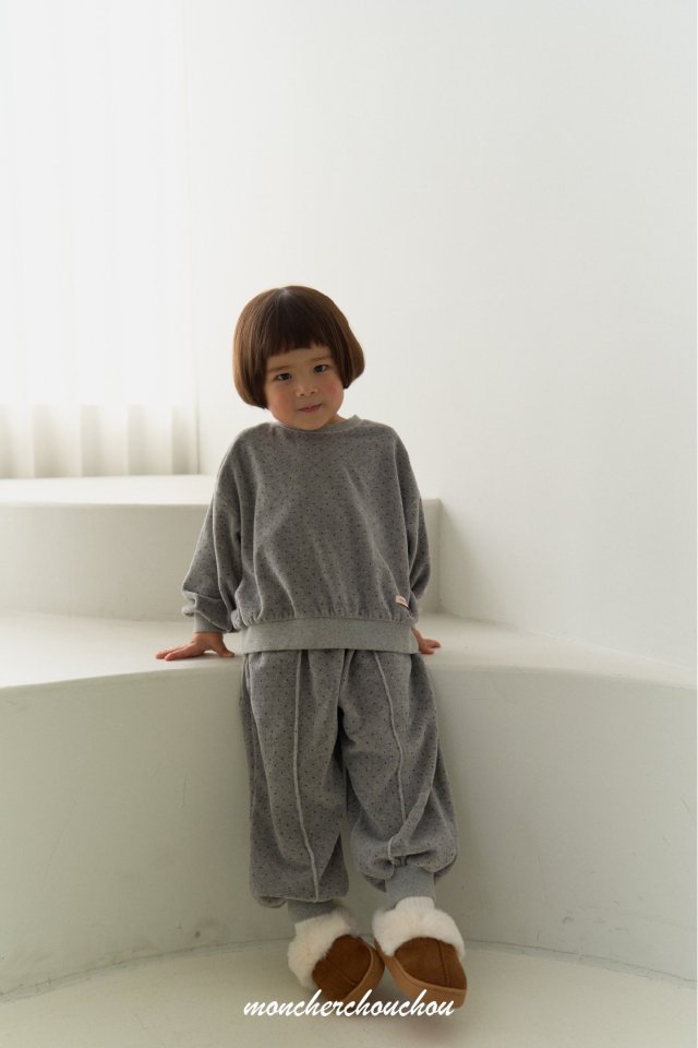 Moncher Chouchou - Korean Baby Fashion - #babyootd - Meli Top Bottom Set - 7