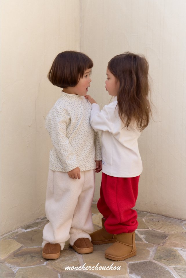 Moncher Chouchou - Korean Baby Fashion - #babyootd - Claude Mock Neck Tee - 3