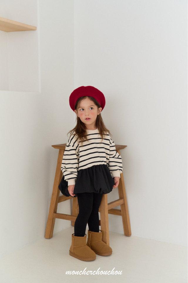 Moncher Chouchou - Korean Baby Fashion - #babyoutfit - Ben Balloon Tee