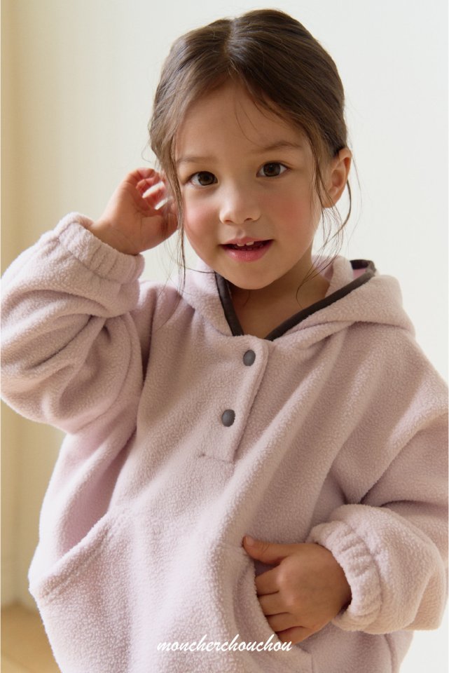 Moncher Chouchou - Korean Baby Fashion - #babyoutfit - Mellow Fleece Set Up - 8