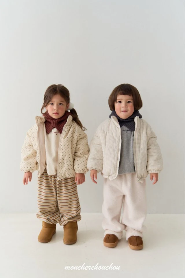 Moncher Chouchou - Korean Baby Fashion - #babyoutfit - Loti Fleece Padding - 10