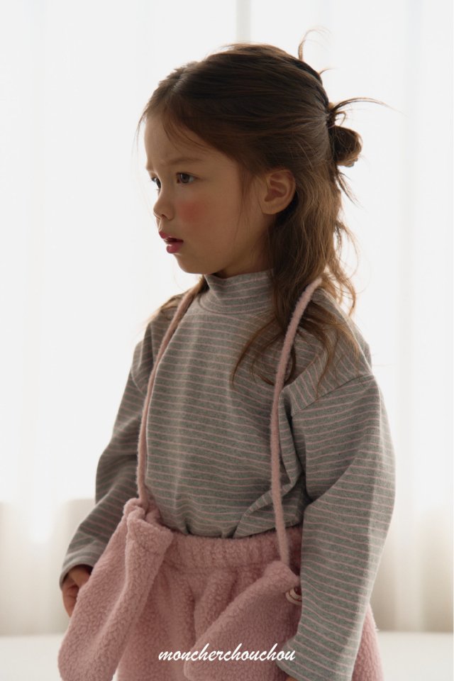 Moncher Chouchou - Korean Baby Fashion - #onlinebabyshop - Claude Mock Neck Tee - 8
