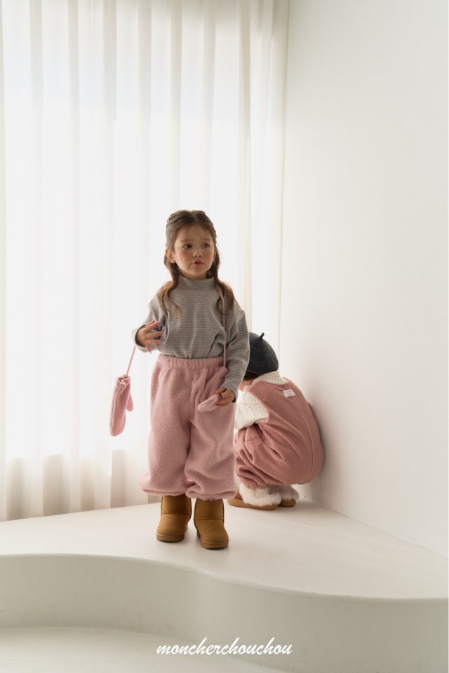 Moncher Chouchou - Korean Baby Fashion - #smilingbaby - Lodu Fleece Pants - 7