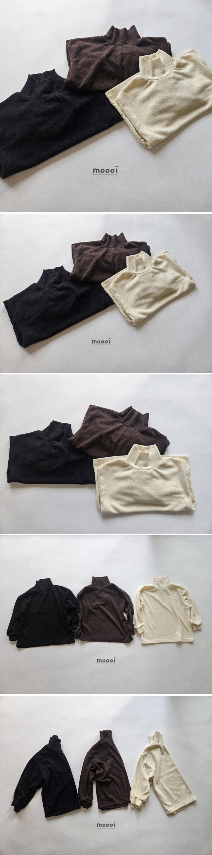 Mooi Store - Korean Children Fashion - #childrensboutique - Pudding Fleece Mock Neck Tee - 2