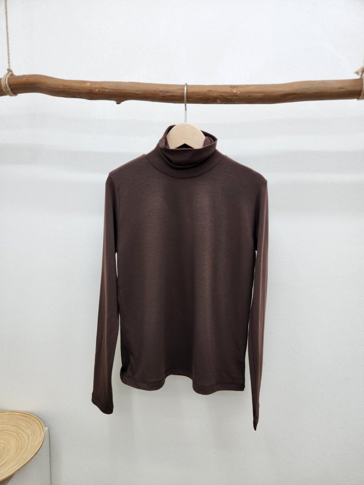 Most - Korean Women Fashion - #momslook - Warm Turtleneck Tee - 3