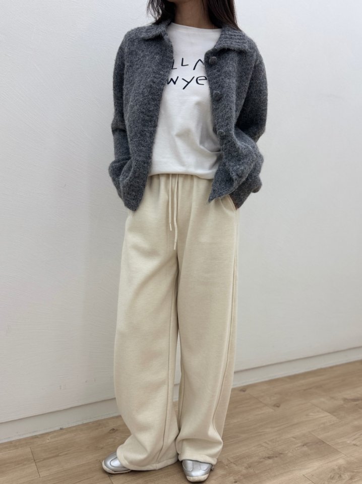 Most - Korean Women Fashion - #momslook - Clean Fleece Pants