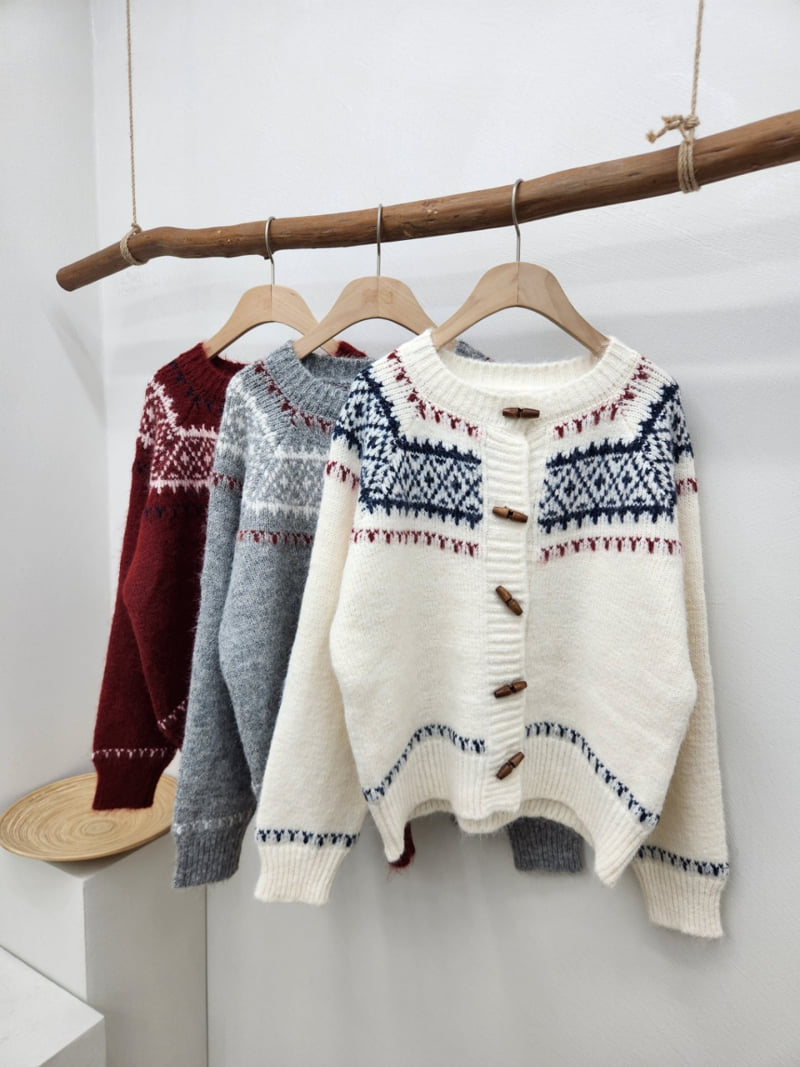 Most - Korean Women Fashion - #pursuepretty - Snowflake Cardigan