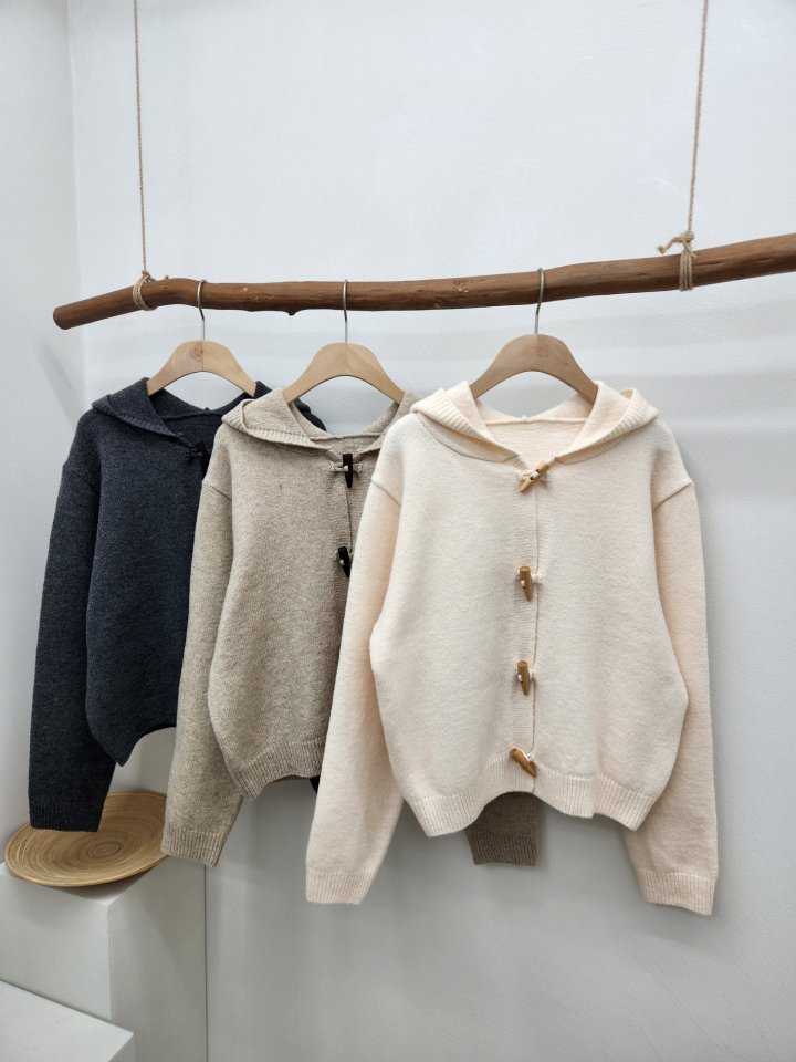 Most - Korean Women Fashion - #thelittlethings - Toggle Hood Knit