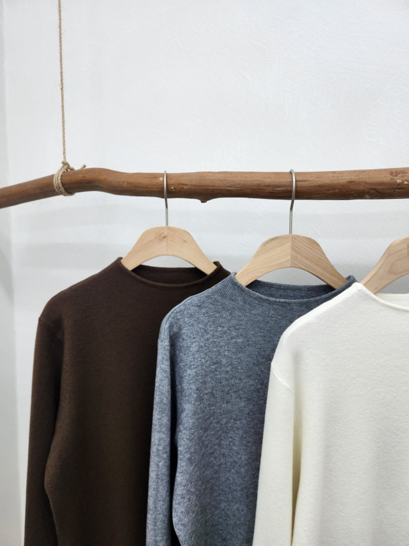 Most - Korean Women Fashion - #womensfashion - Nars Half Turtleneck Tee - 5