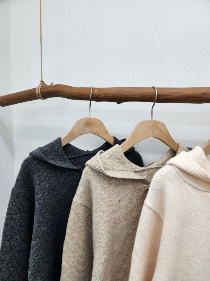 Most - Korean Women Fashion - #womensfashion - Toggle Hood Knit - 5