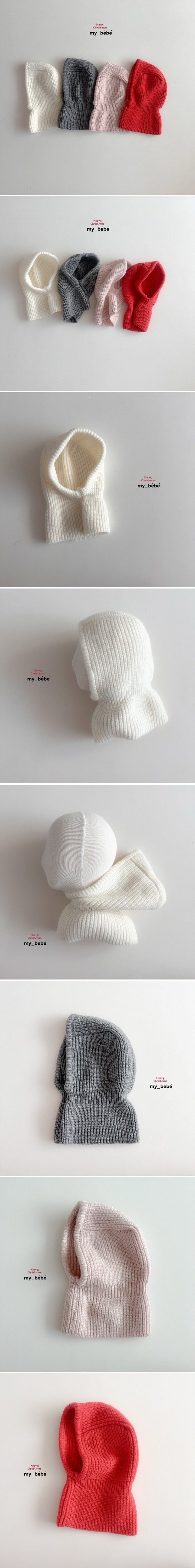 My Bebe - Korean Baby Fashion - #babyoninstagram - Knit Balaclava