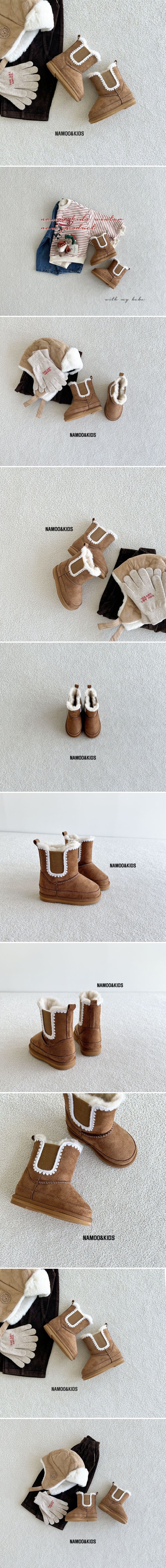 Namoo & Kids - Korean Children Fashion - #childrensboutique - Scone Banding Ugg Boots