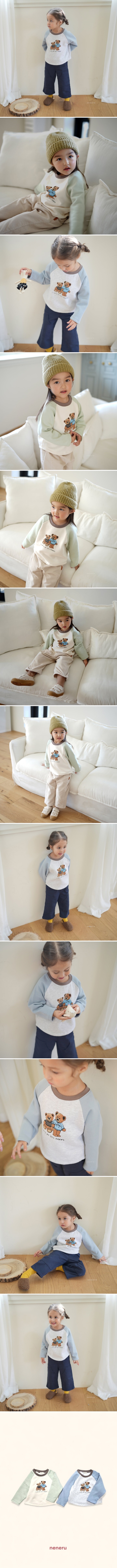 Neneru - Korean Baby Fashion - #babyboutique - Happy Raglan Tee - 2