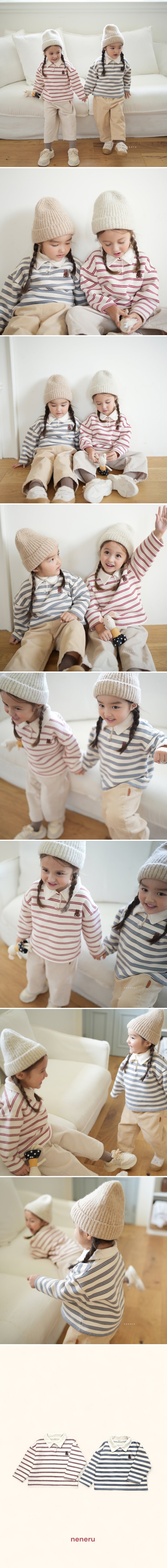 Neneru - Korean Baby Fashion - #babyfashion - Toms Collar Tee - 2