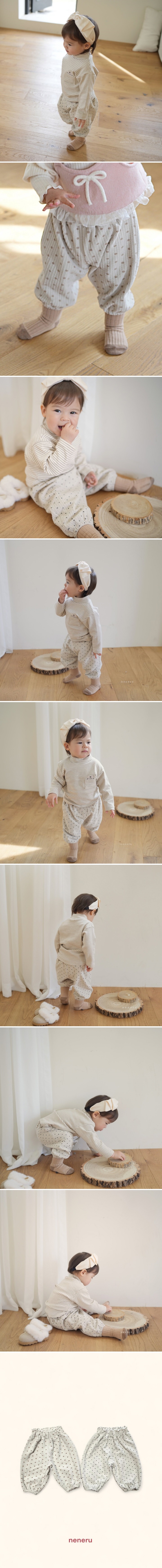 Neneru - Korean Baby Fashion - #babyoutfit - Toto Pants - 2