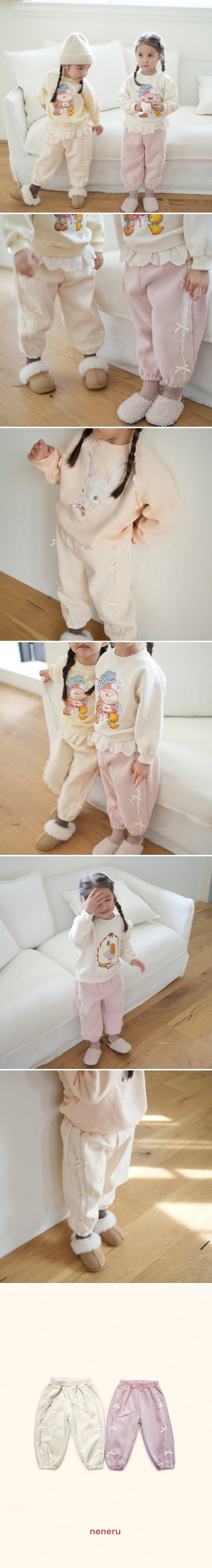 Bonnie Ribbon Pants by Neneru for Baby - view 2
