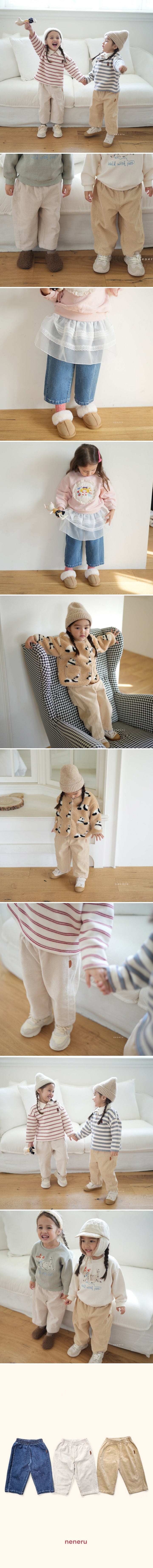 Neneru - Korean Baby Fashion - #onlinebabyshop - Market Pants - 2