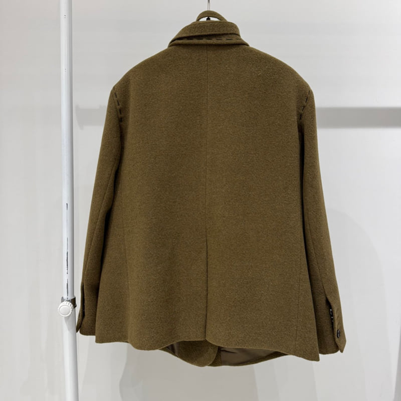 Neroli36 - Korean Women Fashion - #momslook - H Hand Stitch Jacket - 3