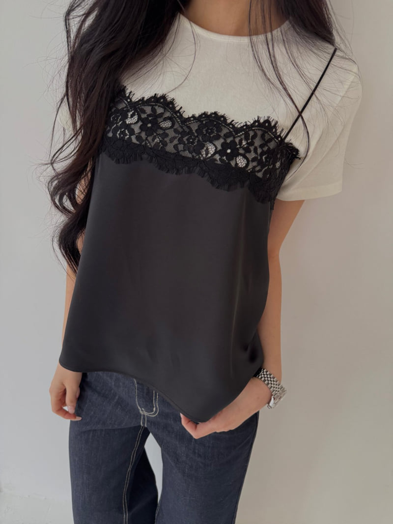 Neroli36 - Korean Women Fashion - #momslook - Cord Lace Blouse - 5