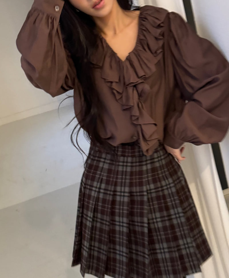 Neroli36 - Korean Women Fashion - #momslook - Chalute Blouse - 5