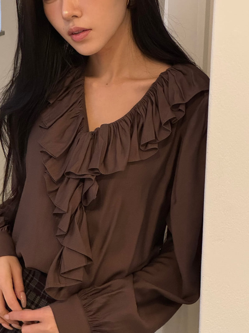 Neroli36 - Korean Women Fashion - #momslook - Chalute Blouse - 6