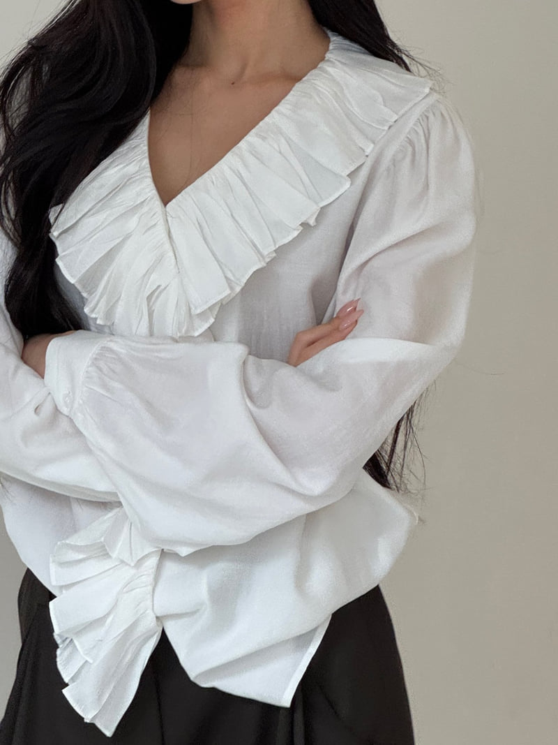 Neroli36 - Korean Women Fashion - #momslook - Chalute Blouse - 7