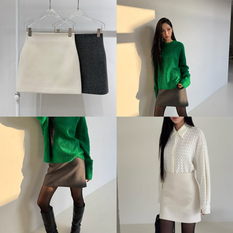 Neroli36 - Korean Women Fashion - #womensfashion - Urban Mini Skirt - 4